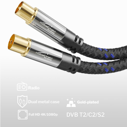4K aerial cable, coaxial antenna cable, TV cable, 1
