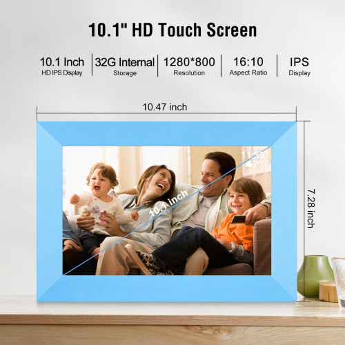 TSITSC 10.1 Inch Digital Picture Frame, WiFi Digit 2
