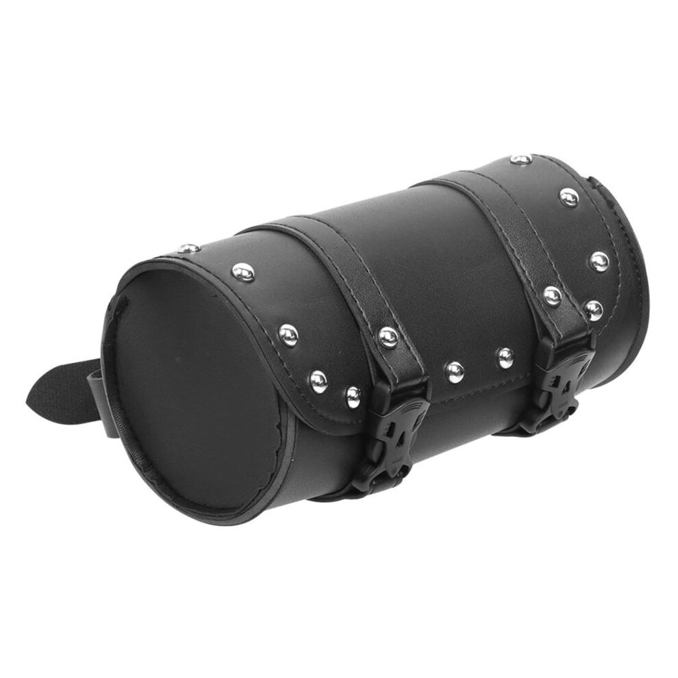 Motorcycle Fork Bag Leather Saddlebags For Harley Sportster Xl883 Xl1200 Softail Waterproof Tool Storage Pouch 9199774700207
