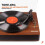 Fenton RP162D Wood Turntable Record Player with Bl 6