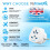 World To EU Travel Adapter (2 Pack) | UK, US, Aust 5