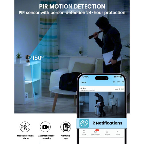 javiscam Mini Spy Camera 4K Hidden Camera with Nig 2