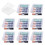 9 PCS AA/AAA Cell Battery Storage Cases, Hard Plas 1