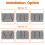 PUTORSEN Soundbar Brackets for Mounting Under TV, 4