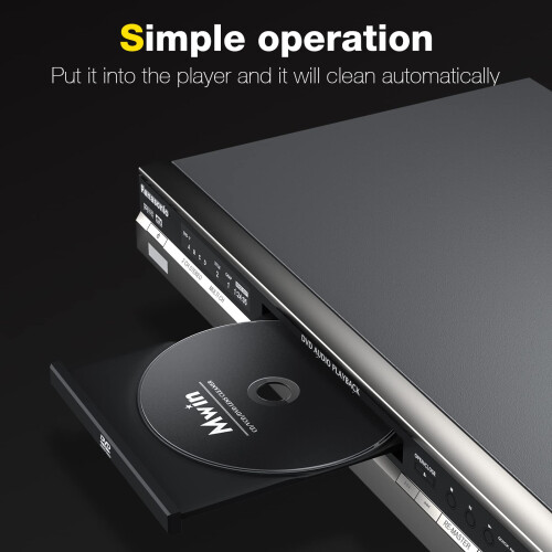 Mwin CD Cleaner Disc for CD Player, Safe and Effec 1