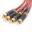 Primeda Audiophiles RCA Cable, 6.5ft/2m 2 rca male 4