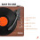 Fenton RP162D Wood Turntable Record Player with Bl 4