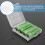 9 PCS AA/AAA Cell Battery Storage Cases, Hard Plas 3