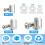 OLRWSLG 24 Pack Universal TV Mount Hardware Kit - 2