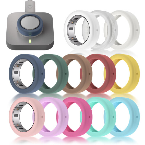 Seltureone 13 Pack Ring Cover for Oura Ring 4 Cera