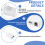 ltteea ADSL Filter Microfilter for Broadband/Phone 4