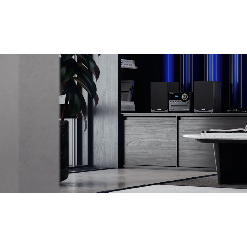 Sharp SHARP XL-B517D(BK) 45W Hi-Fi Micro System – Blueto 1