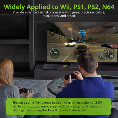 LiNKFOR AV to HDMI Video Converter – Connect Retro 2