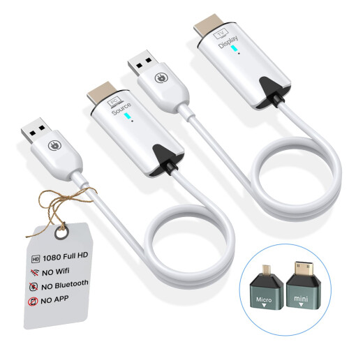 OiDiPi Wireless HDMI Transmitter and Receiver, 2.5