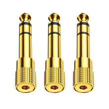 TreeTribe 3Pcs Headphone Jack Adapter,6.35mm Male