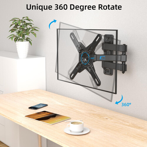 HOME VISION Full Motion TV Wall Mount Bracket for 2