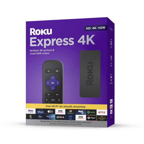 Roku Roku Express 4K | HD/4K/HDR Streaming Media Player