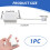 ltteea ADSL Filter Microfilter for Broadband/Phone 2