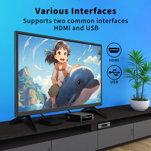 ZOSHING 24 Inch Small TV, DVB-T/T2/ FreeView HD Di 2