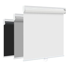 Blackout Roller Shades 26'x72' Cordless Window Blinds 100% Blackout Fabric UV Protection White