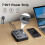 SEBLIP 5m Black Extension Lead with USB Sockets, M 3
