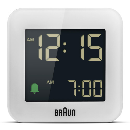 Braun Braun Digital Travel Alarm Clock with Snooze, Comp