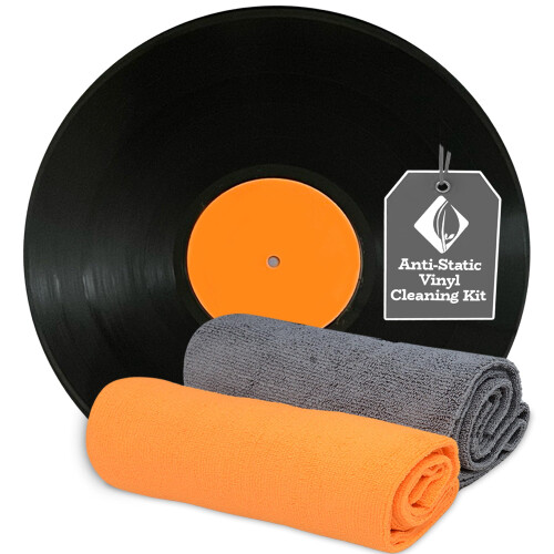 Towelogy 2pcs Record Cleaning Cloth - Lint Free,