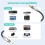 EMK Toslink to Mini Toslink Optical Audio Cable 24 6