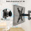 HOME VISION Full Motion TV Wall Mount Bracket for 4