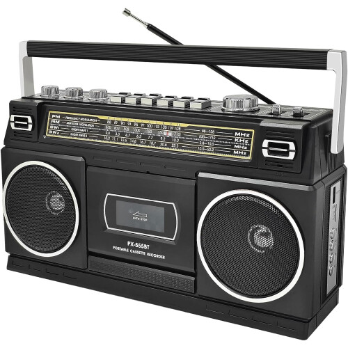 Cassette Player with Bluetooth 5.0 & USB Tape Conv