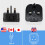 US to UK Plug Adapter with Screwdriver, USA to UK 2