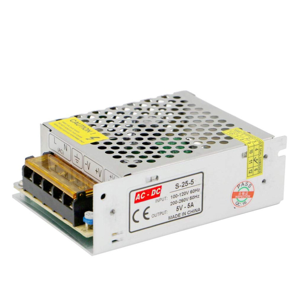 5V 5A Power Supply Ac 110V/230V To Dc 5V 25W Unive 82144142