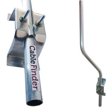 3' Cranked ‘SWAN' Neck Pole/Mast & Wall Clamp Faci