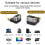 SHUBEIEUMI 2 Pack Right Angle HDMI Adapter 8K, Ada 6
