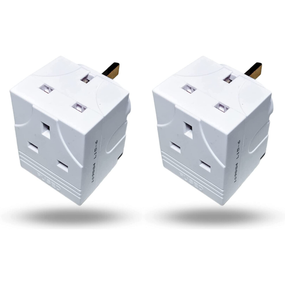 3 Way Adapter, 13A 250V Uk 3 Pin Multi Socket Exte 91881410