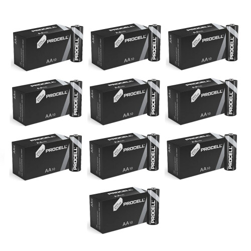 Duracell Duracell AA Industrial Alkaline Battery (100)