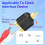 YIMATEECO RCA Splitter Adapter, 5Pcs RCA Y Adapter 5