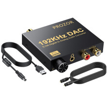 PROZOR DAC Converter 5.1CH 192kHz Optical Coaxial