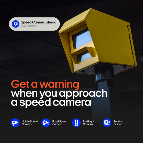OOONO CO-Driver NO1: Warns of speed controls and d 1