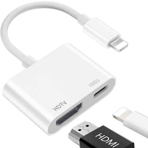Lightning to HDMI Adapter【Apple MFi Certified】 HDM