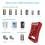 Dlyfull Battery Tester, LCD Display Universal Batt 2