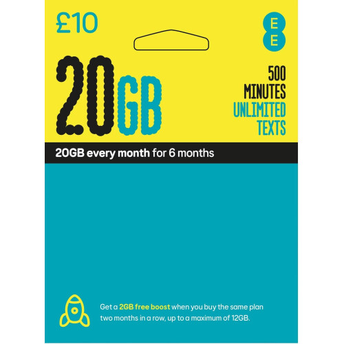 EE EE Pay As You Go 3-in-1 SIM card
