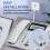 ltteea ADSL Filter Microfilter for Broadband/Phone 5
