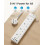 LENCENT Extension Lead with USB C Port, 4 Way Outl 2
