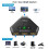 4K HDMI Switch - 3-Port Splitter with High-Speed H 2