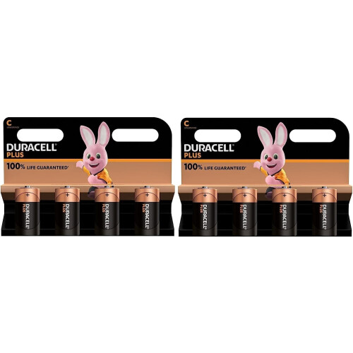 Duracell Duracell MN1400 Plus Power Alkaline C Size Batteri