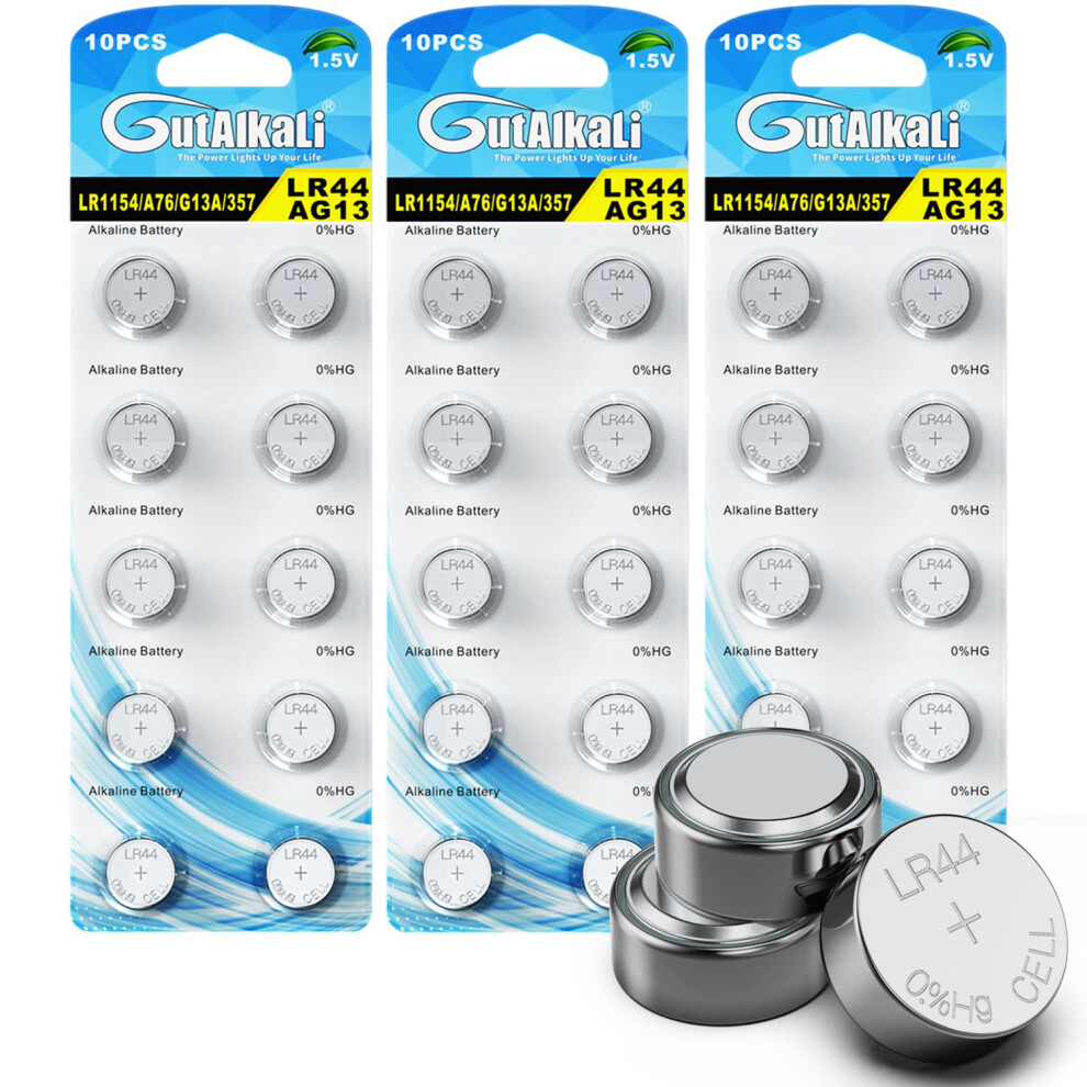 Gutalkali Ag13 Lr44 1.5V Alkaline Button Cell Batt 45437182