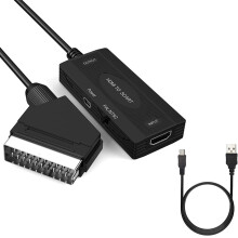 SUJAHHUJIQ HDMI to SCART Video Converter, 1080P HD