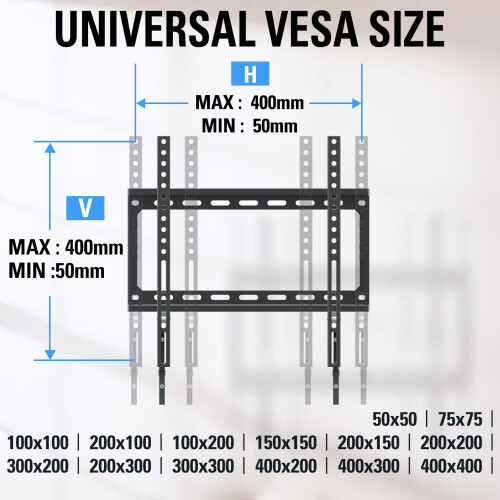 Mounting Dream Fixed TV Wall Bracket Mount Ultra S 1