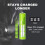 100% PeakPower 8 x AAA Rechargeable batteries 800 6